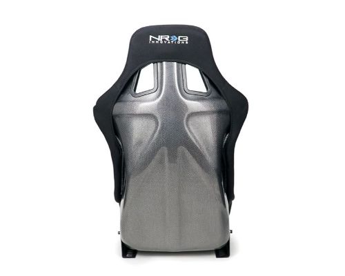 NRG Carbon Fiber Bucket Seat Large Silver