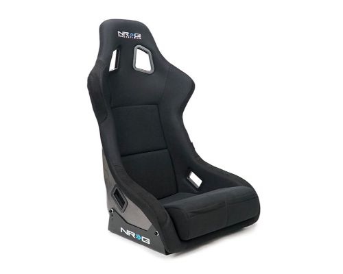 NRG Carbon Fiber Bucket Seat Large Silver