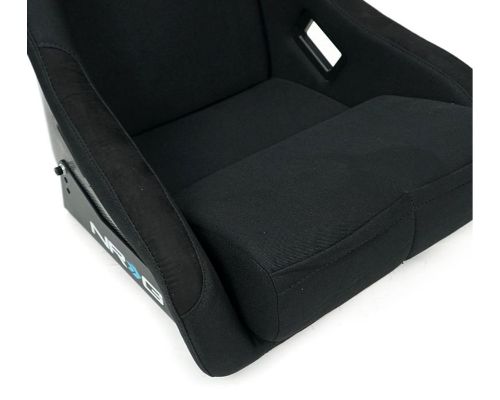 NRG Carbon Fiber Bucket Seat Large Silver