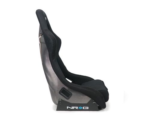 NRG Carbon Fiber Bucket Seat Large Silver