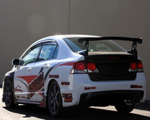 Seibon MG Style Carbon Fiber Rear Spoiler Honda Civic 4dr 06-11