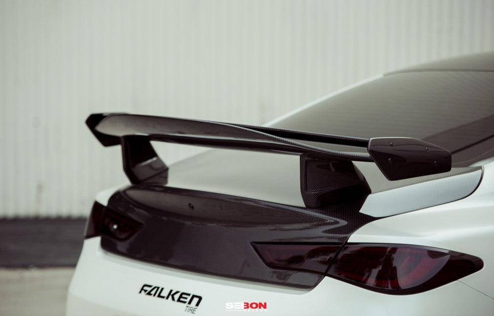 Seibon TB-Style Carbon Fiber Rear Spoiler Infiniti Q60 2017-2021