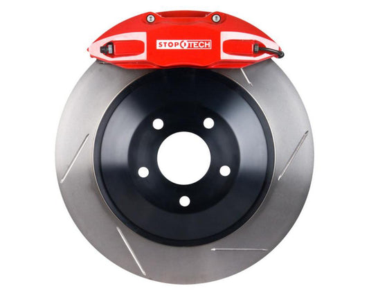 StopTech Big Brake Kit Red Caliper Slotted One-Piece Rotor Front Acura RSX Front 2002-2006 2.0L 4-Cyl