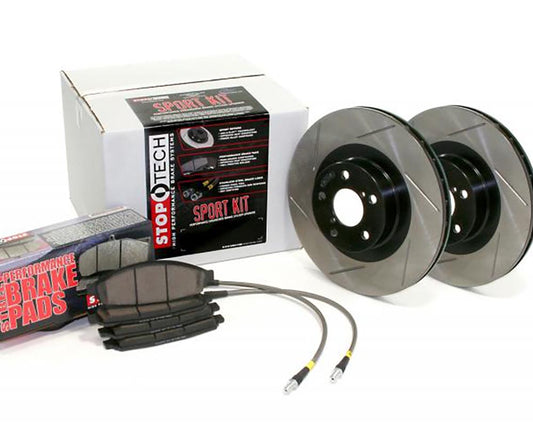 StopTech Sport Big Brake Kit Slotted 4 Wheel Acura RSX Front and Rear 2002-2006 2.0L 4-Cyl