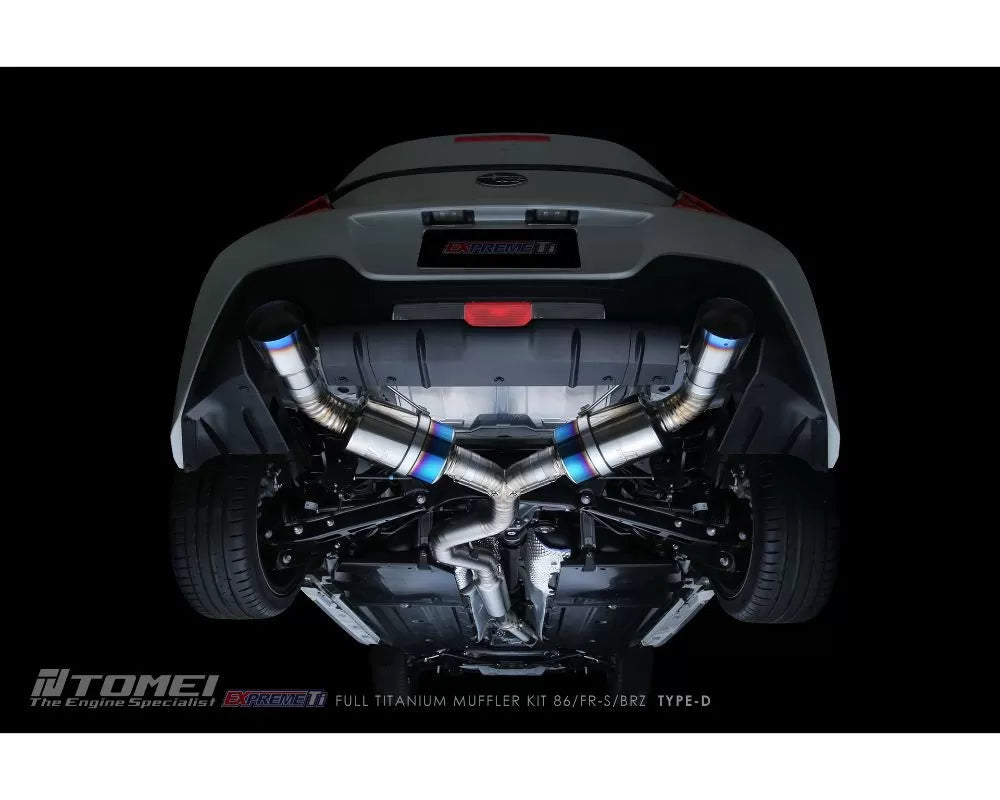 Tomei Exprem Ti Full Type-D Titanium Muffler Kit Toyota GT-86 | Scion FR-S | Subaru BRZ 2012+