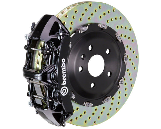 Brembo GT Front Big Brake Kit 380x34 2-Piece 6-Piston Drilled Rotors, Ford, Mustang, Mustang Echoboost, Mustang GT, 2015-2023, Model #1N1.9047A1