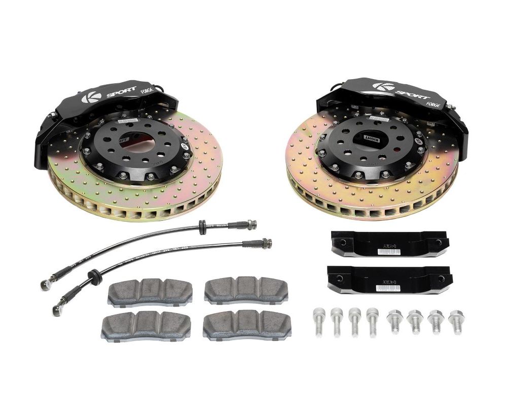 Ksport Dualcomp 4 Piston 356mm Rear Big Brake Kit - Slotted Acura RSX 2002-2006