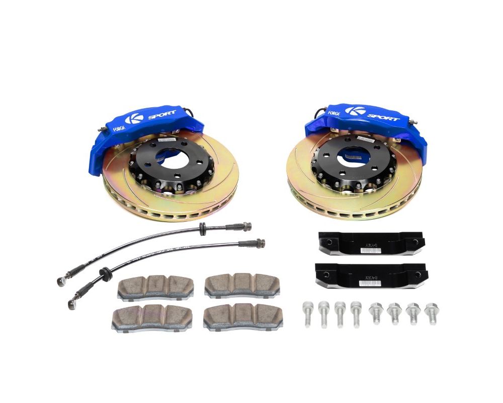 Ksport Slimline 3 Piston 350mm Front Big Brake Kit - Slotted Acura RSX 2002-2006