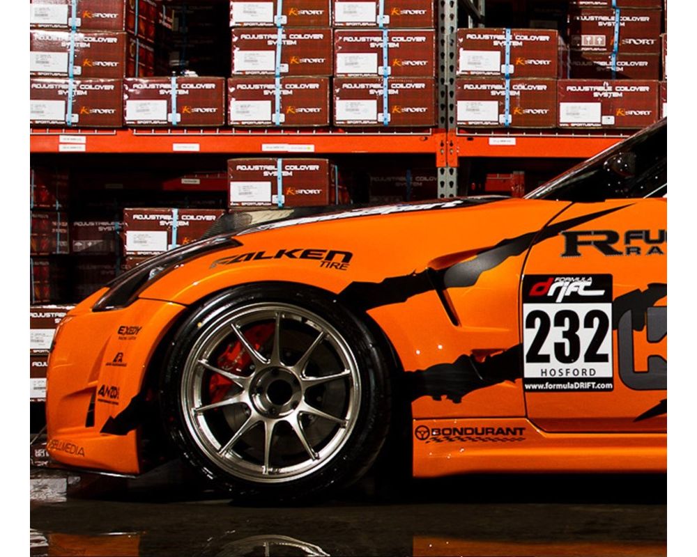 Ksport Supercomp 4 Piston 356mm Rear Big Brake Kit - Drilled Acura RSX 2002-2006