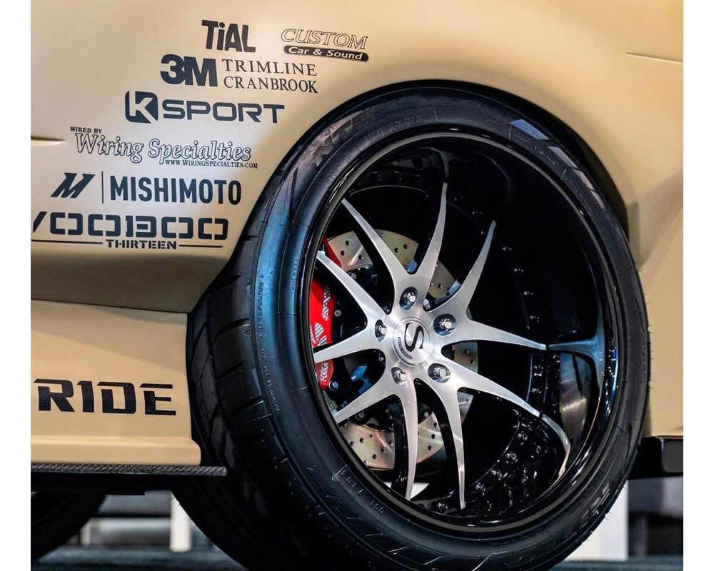 Ksport Supercomp 8 Piston 356mm Front Big Brake Kit - Slotted Acura RSX 2002-2006