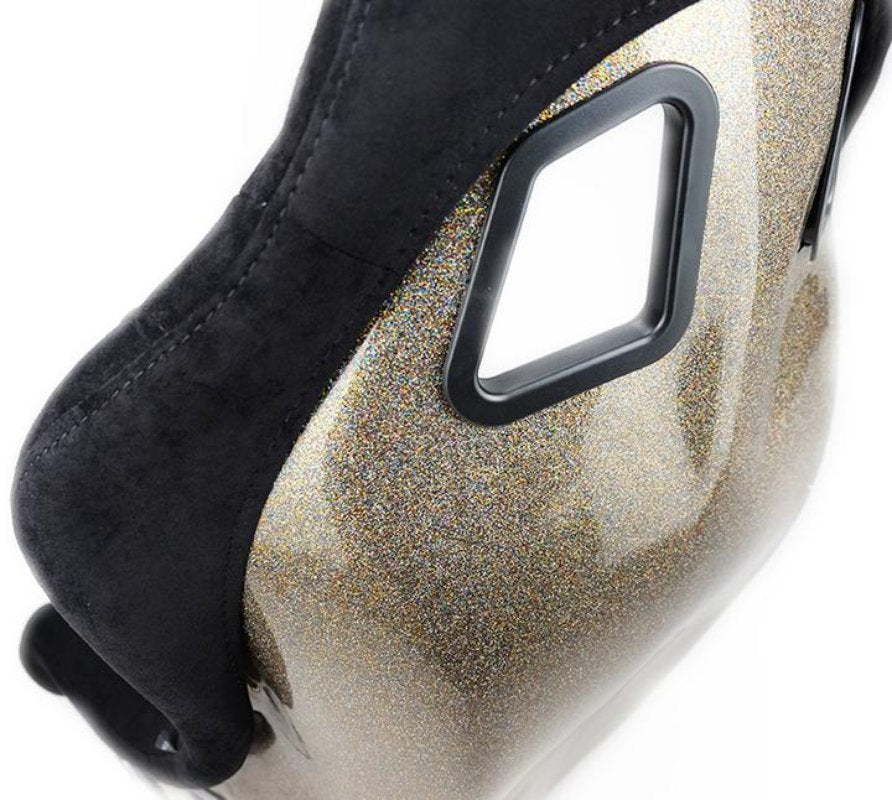 NRG Ultra Edition Bucket Seat Fiber Glass Medium Black