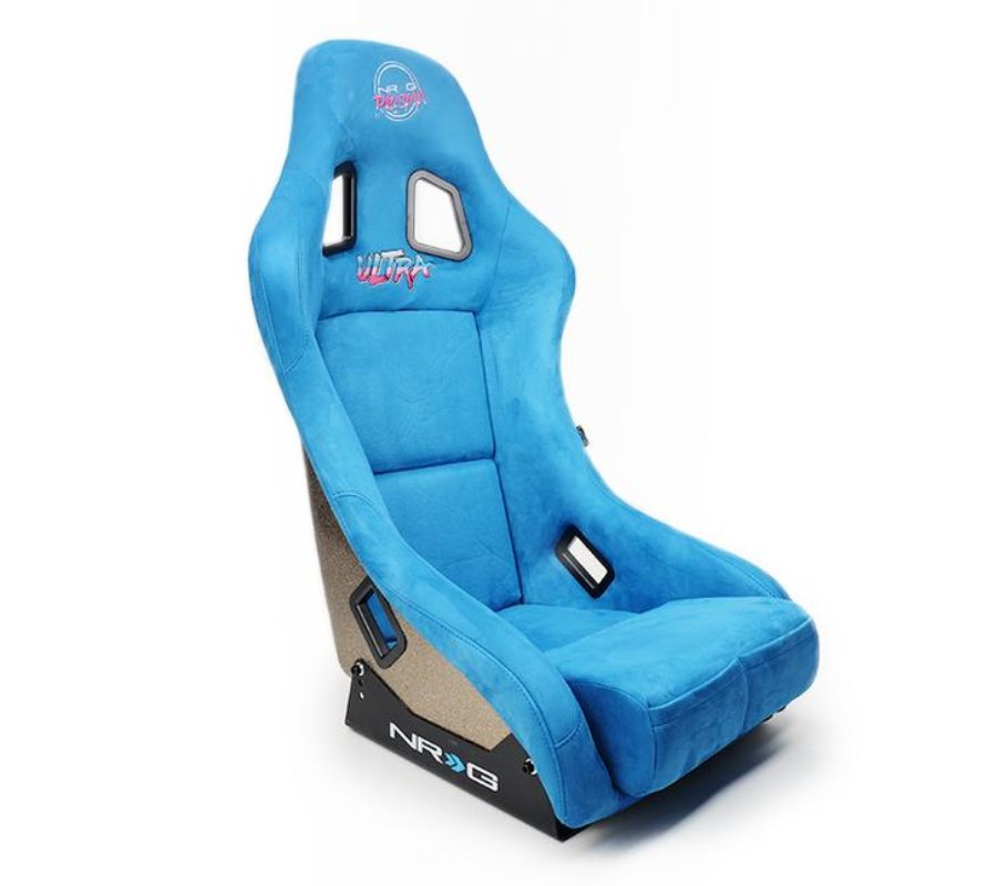 NRG Ultra Edition Bucket Seat Fiber Glass Medium Blue