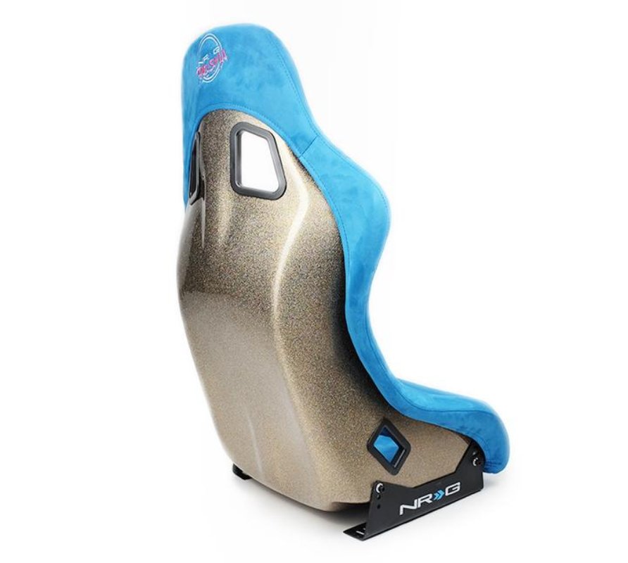 NRG Ultra Edition Bucket Seat Fiber Glass Medium Blue
