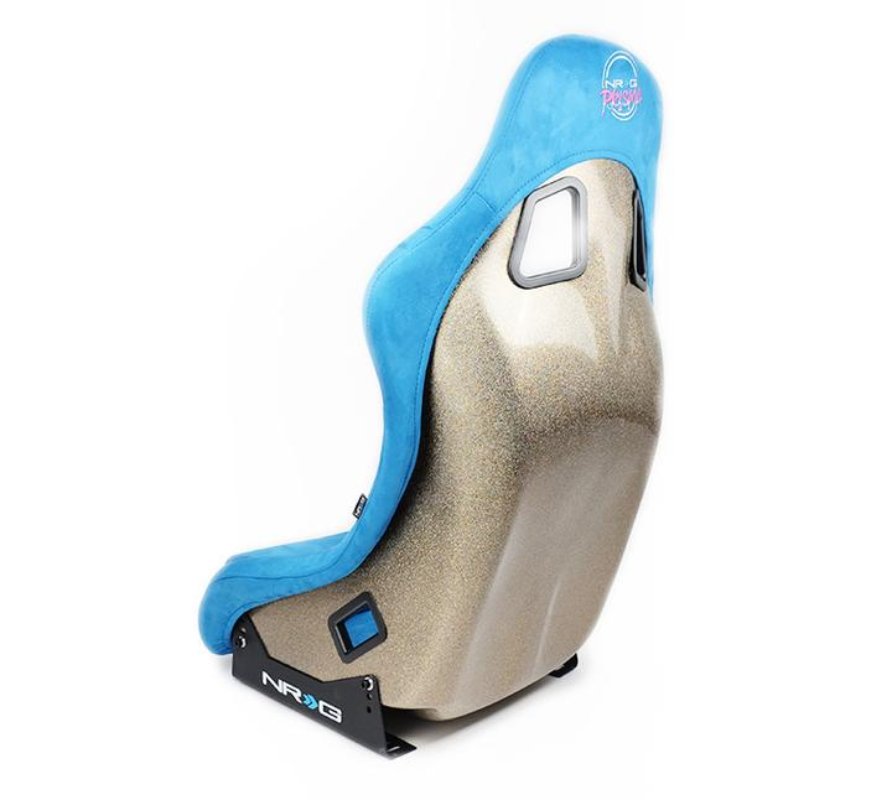 NRG Ultra Edition Bucket Seat Fiber Glass Medium Blue