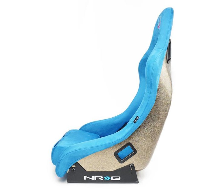 NRG Ultra Edition Bucket Seat Fiber Glass Medium Blue