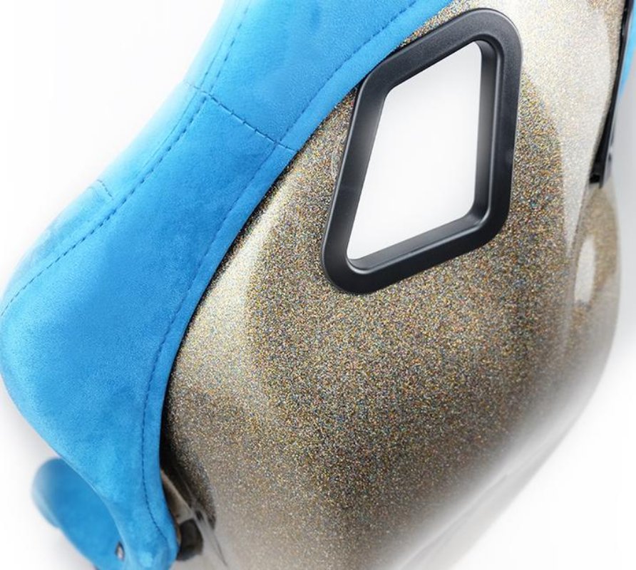 NRG Ultra Edition Bucket Seat Fiber Glass Medium Blue