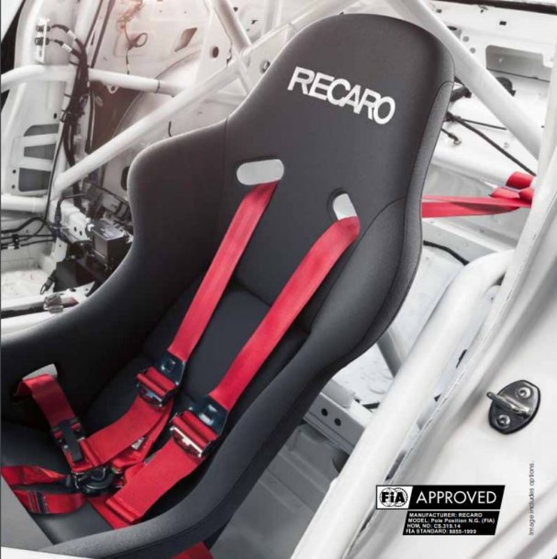 Recaro Pole Position N.G. Racing Seat FRP Suede Red