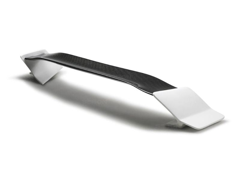 Seibon TT- Style Fiberglass Rear Spoiler with Carbon Fiber Center Honda Civic 2016-2020