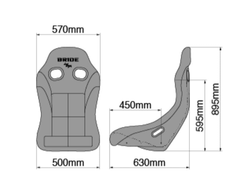 Bride ZIEG IV Wide with Super Aramid-Black Carbon (Black)