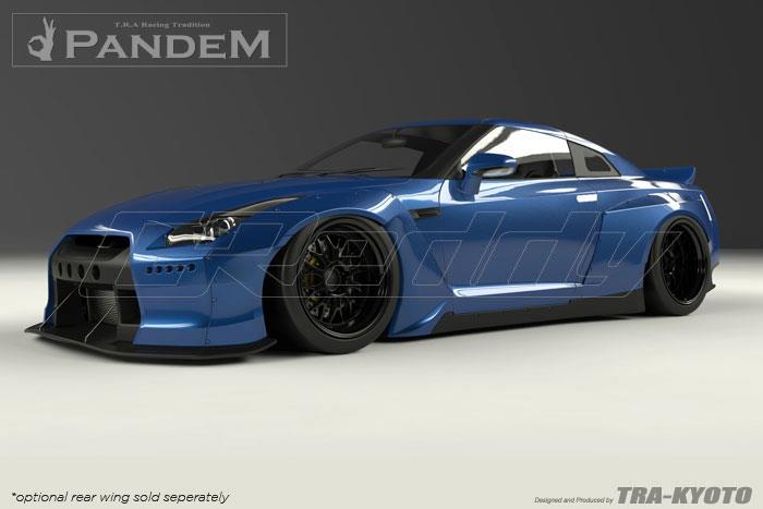 GReddy 09+ Nissan GT-R R35 Pandem Aero Front Fenders Only