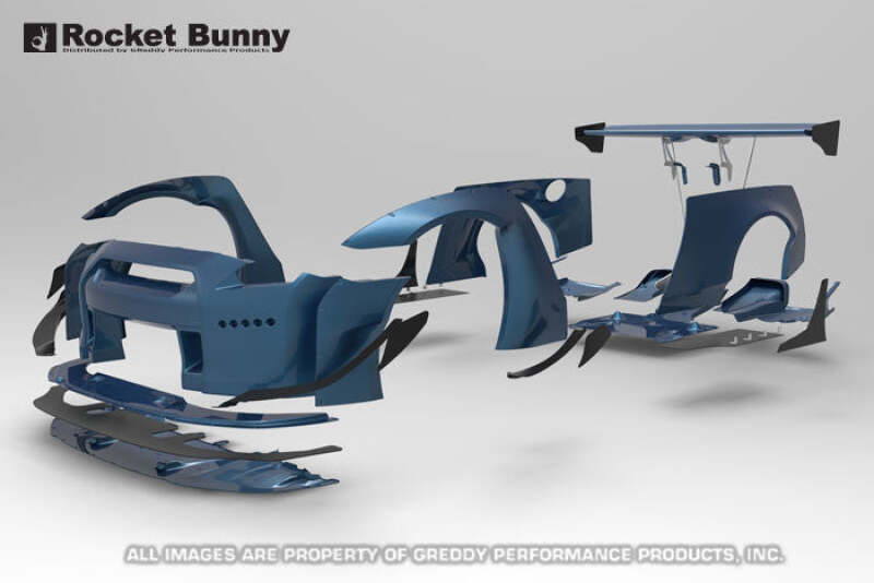GReddy 09+ Nissan GT-R R35 Rocket Bunny GT-Wing (Hardware)
