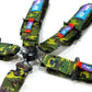 NRG 5PT 3in. Seat Belt Harness / Cam Lock - Green