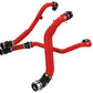aFe BladeRunner Aluminum Hot and Cold Charge Pipe Kit Red Ford F-150 24-26 V6-2.7L (tt)