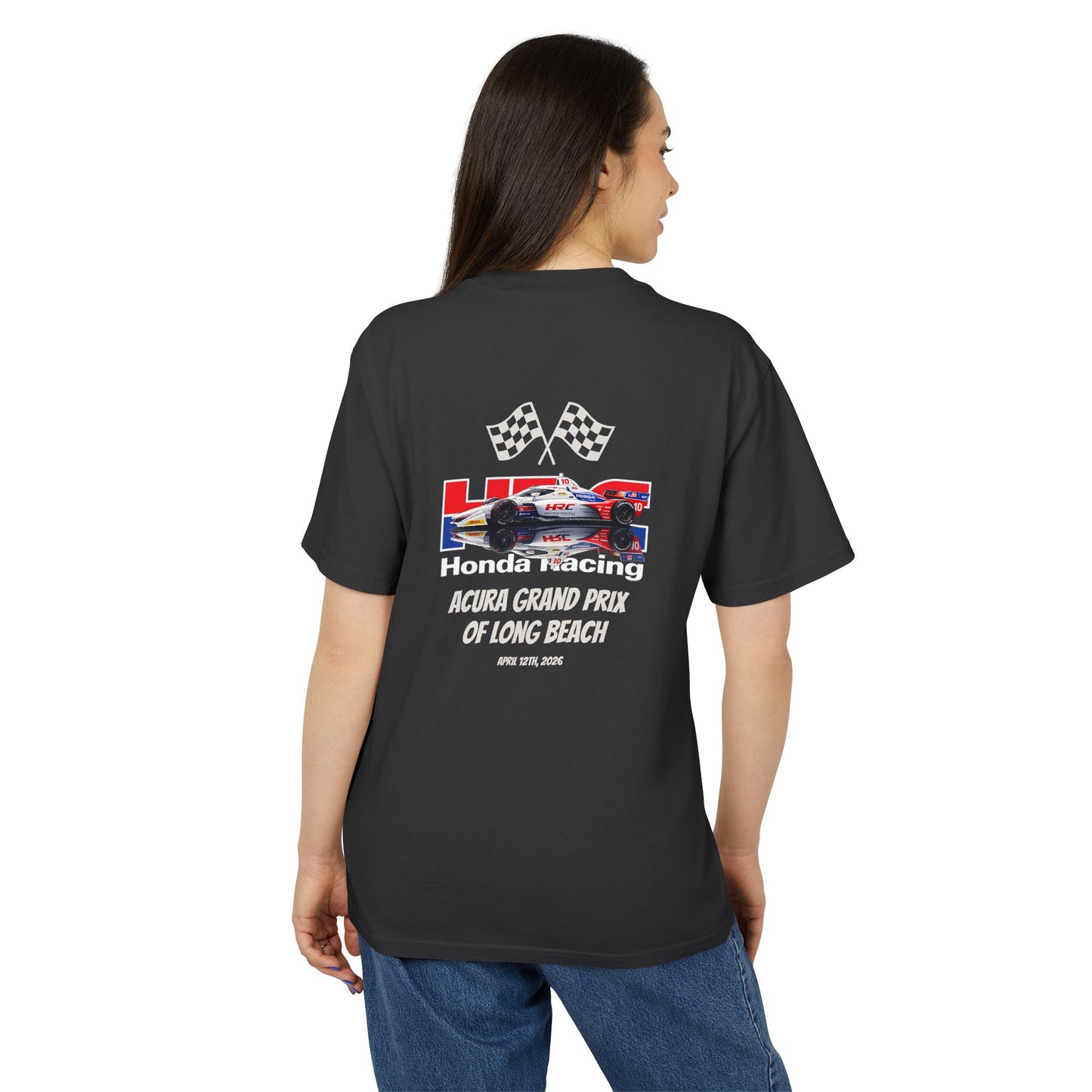 B2R Racing Tee — 'Honda Racing Acura Grand Prix of Long Beach' Vintage Car Shirt