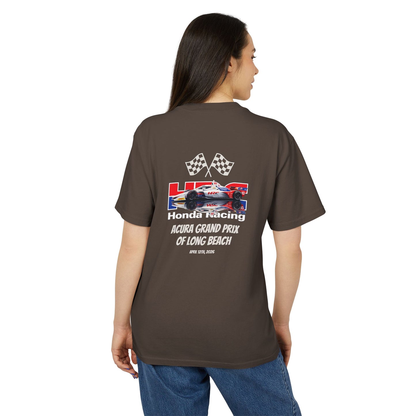 B2R Racing Tee — 'Honda Racing Acura Grand Prix of Long Beach' Vintage Car Shirt