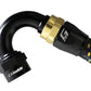 GReddy AN12 150 DEGREE HOSE END SWIVEL BLACK/GOLD ANODIZED