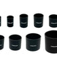 GReddy 100mm x 100mm Silicone Straight Hose - Black
