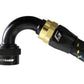 GReddy AN10 120 DEGREE HOSE END SWIVEL BLACK/GOLD ANODIZED