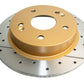 DBA 06-15 Acura CSX Rear Street Series Drilled & Slotted Rotor w/Gold Hat