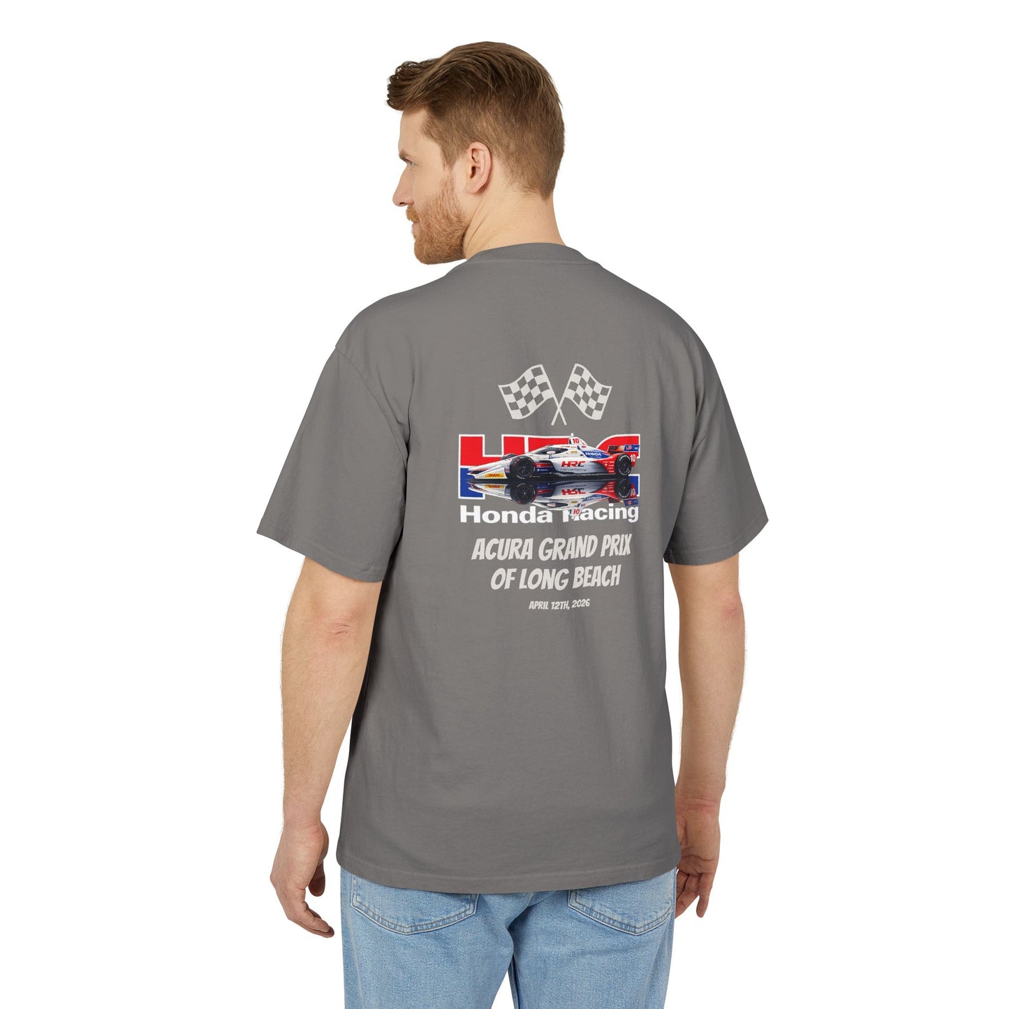 B2R Racing Tee — 'Honda Racing Acura Grand Prix of Long Beach' Vintage Car Shirt