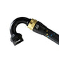 GReddy AN04 150 DEGREE HOSE END SWIVEL BLACK/GOLD ANODIZED