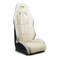 NRG Defender Water Resistant Steel Frame Susp. Seat - Tan w/ Sand Trim/Defender Logo/Side Bracket