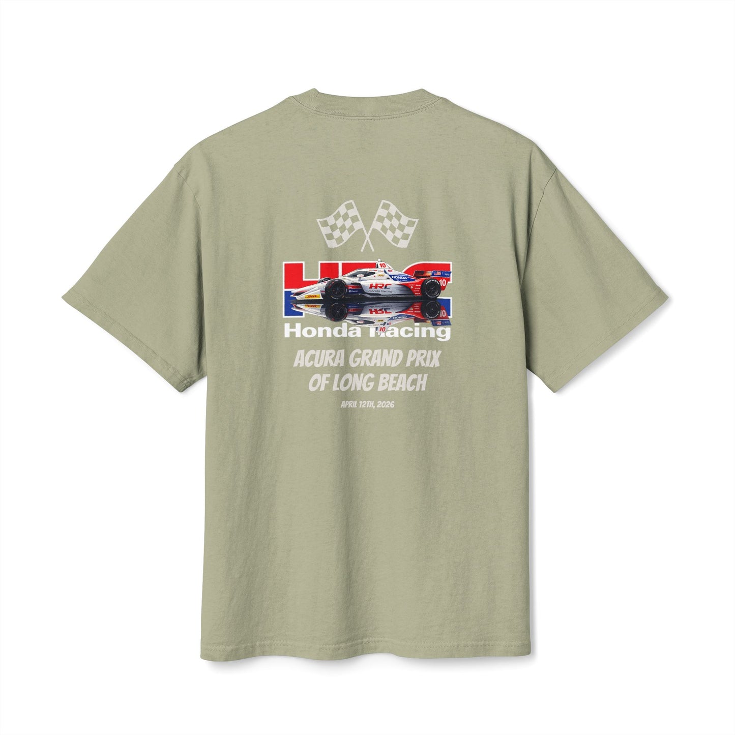 B2R Racing Tee — 'Honda Racing Acura Grand Prix of Long Beach' Vintage Car Shirt