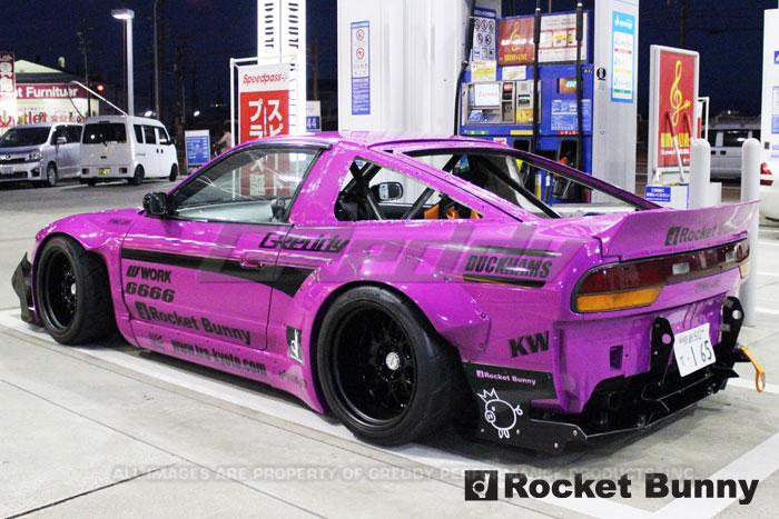 GReddy 89-93 Nissan 240SX Full Rocket Bunny 180/240SX Wide Body Aero Kit w/ Wing