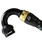 GReddy AN10 150 DEGREE HOSE END SWIVEL BLACK/GOLD ANODIZED