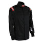 RaceQuip Black Chevron-5 Jacket SFI-5 - 3XL