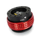 NRG Quick Release Kit - Pyramid Edition - Black Body / Red Pyramid Ring
