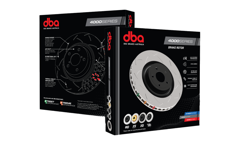 DBA 90-01 Acura Integra Rear 4000 Series Slotted Rotor