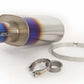 GReddy - Universal Titanium Oval Muffler 2.5in ID Muffler Inlet