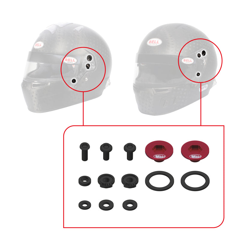 Bell SV (SE07/SE077/SE06) Pivot Kit - Pink