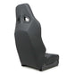 NRG Defender Water Resistant Steel Frame Susp. Seat - Silver w/Black Trim/Defender Logo/Side Bracket