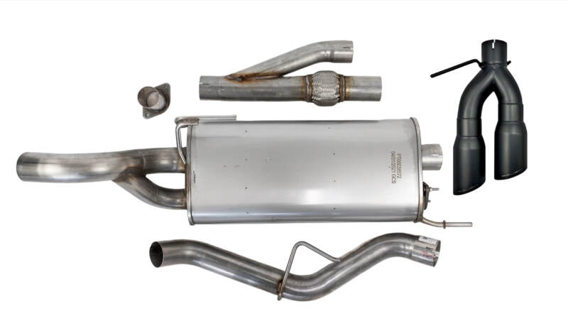 Roush 21-24 Ford F-150 5.0L V8 Side Exit Catback Active Ready Exhaust w/ Black Tips