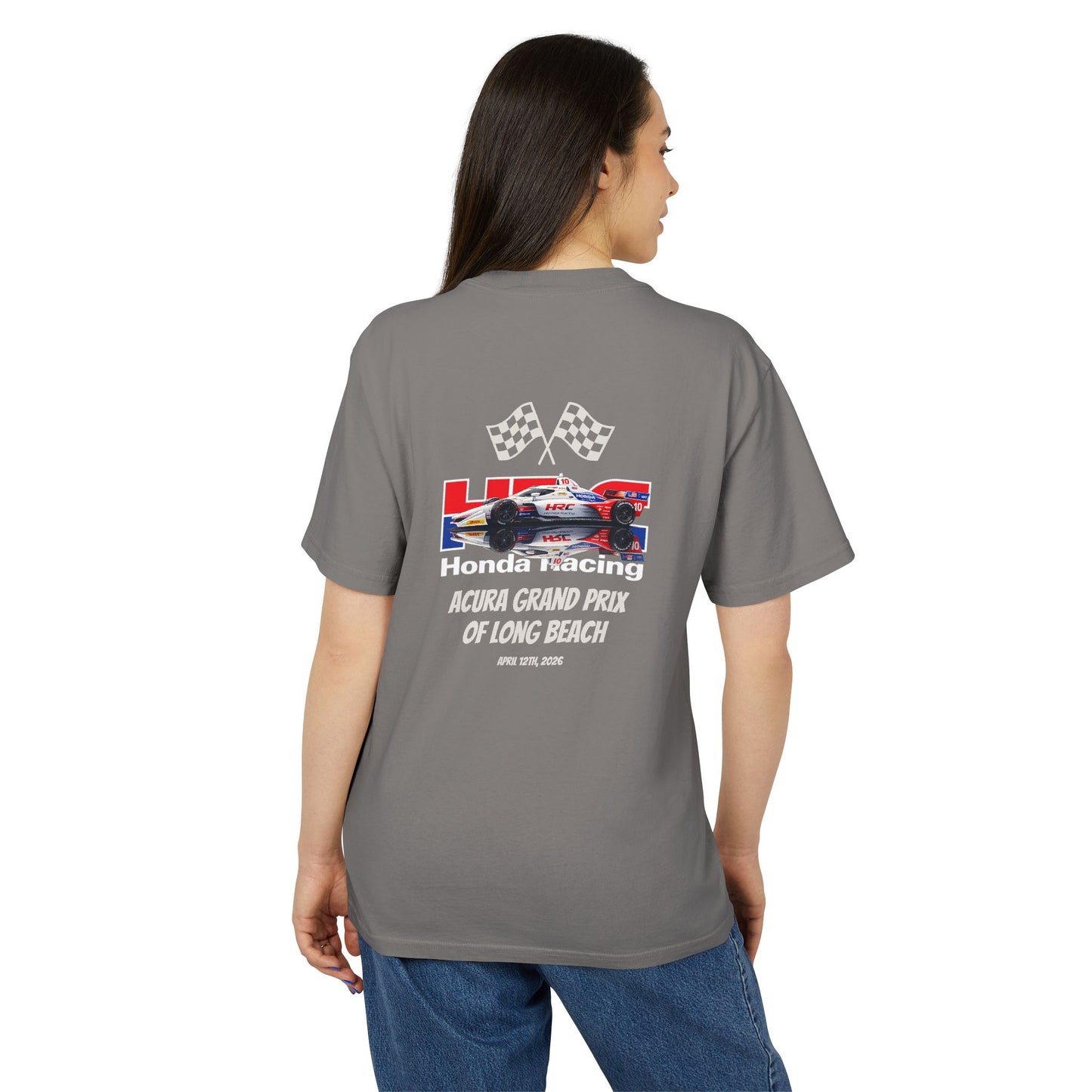 B2R Racing Tee — 'Honda Racing Acura Grand Prix of Long Beach' Vintage Car Shirt