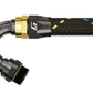 GReddy AN12 150 DEGREE ORB MALE BLACK/GOLD ANODIZED
