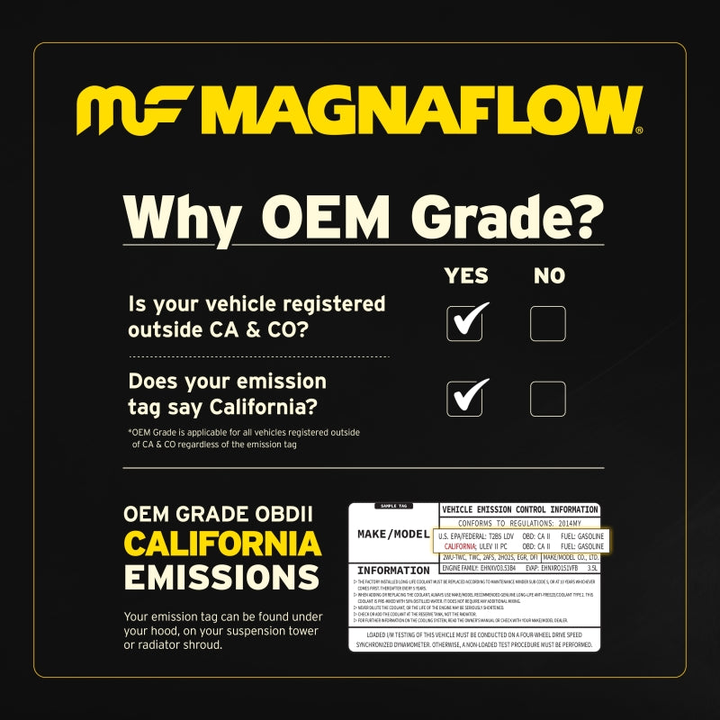 MagnaFlow Direct Fit Catalytic Converter 2020 Chevrolet Corvette Right Closed Couple 6.2L
