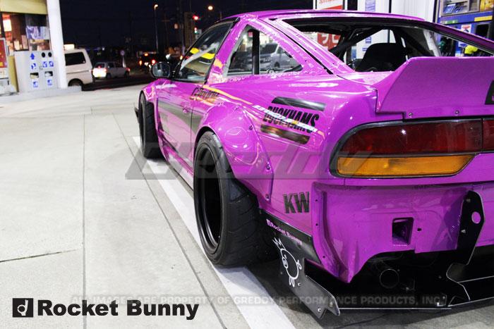 GReddy 89-93 Nissan 240SX Full Rocket Bunny 180/240SX Wide Body Aero Kit w/ Wing